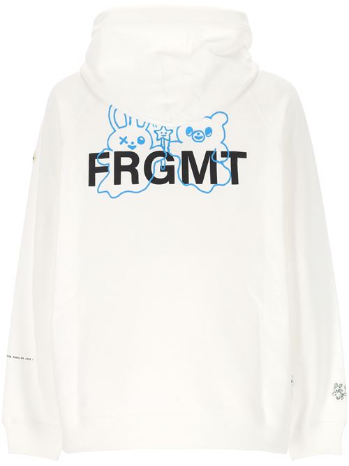 Felpa con cappuccio e logo cartoon in cotone Moncler x FRGMT Moncler Genius | 9U8G000-01M5214001